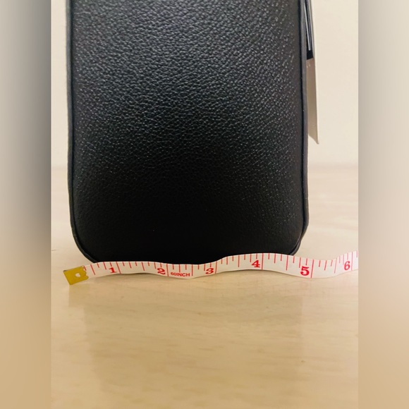 2 pc Black VEGAN LEATHER purse wallet set great gift holiday birthday gift - Picture 16 of 16